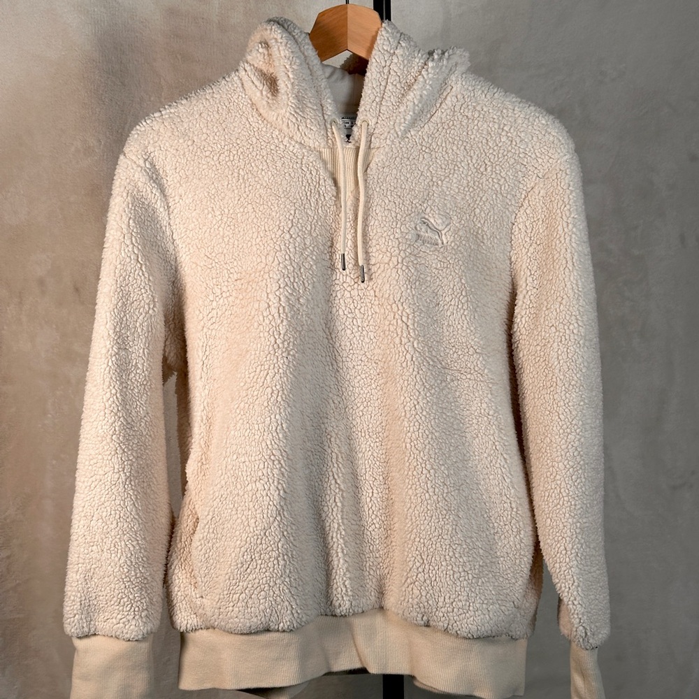 Puma Sherpa Pull Over Hoodie | Soft Cotton